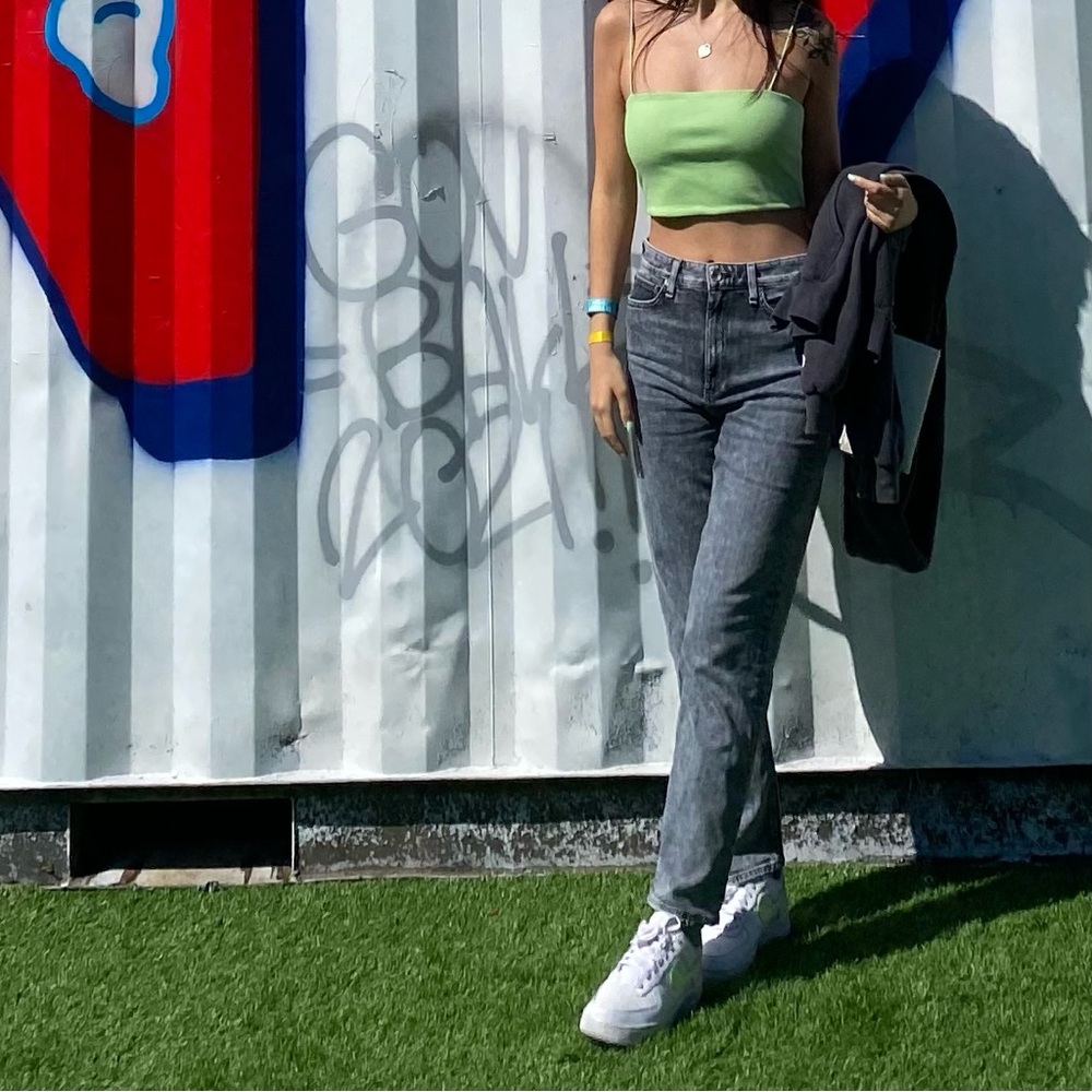 Rag & Bone Charcoal Straight Leg Jeans